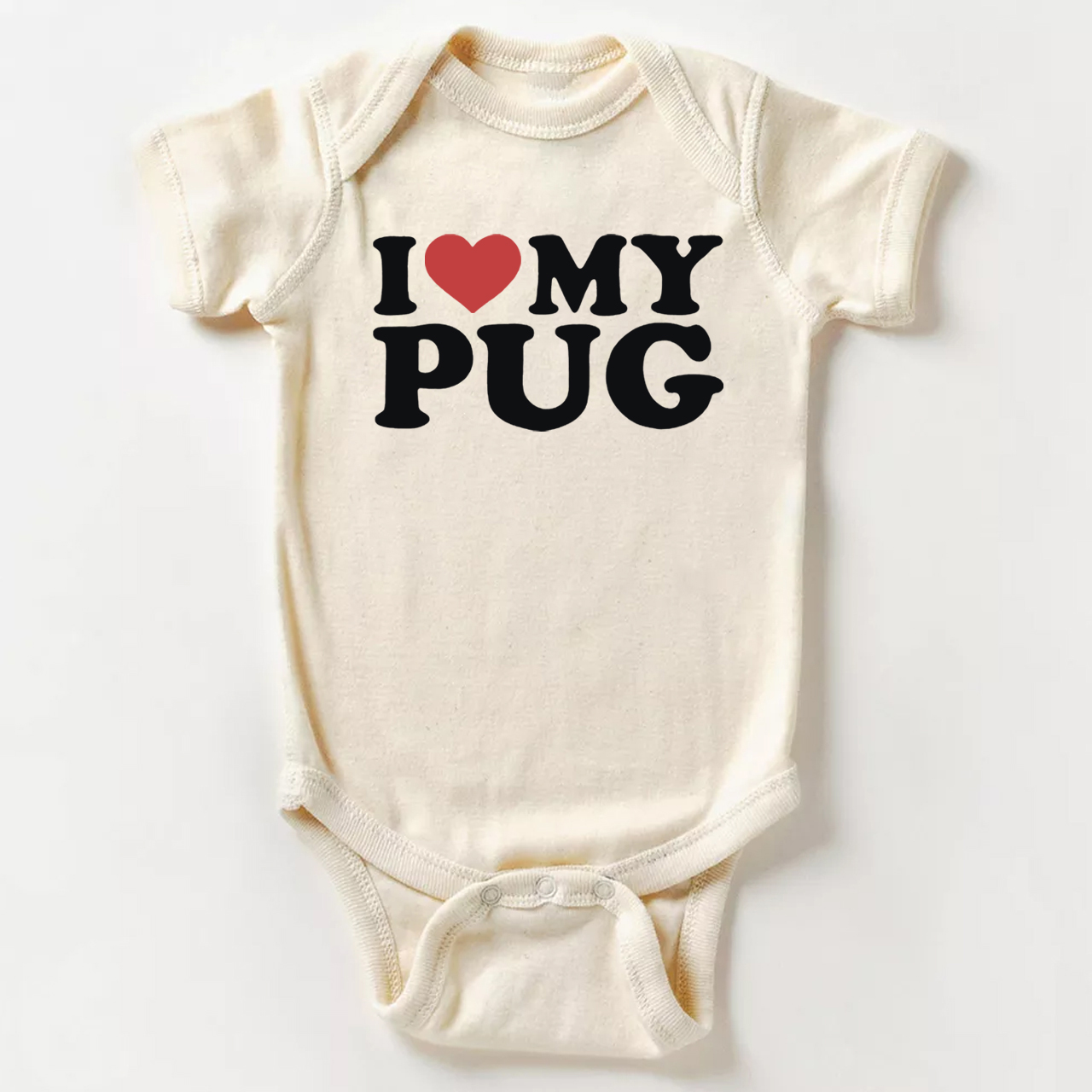 I Love My Personalized Bodysuit For Baby