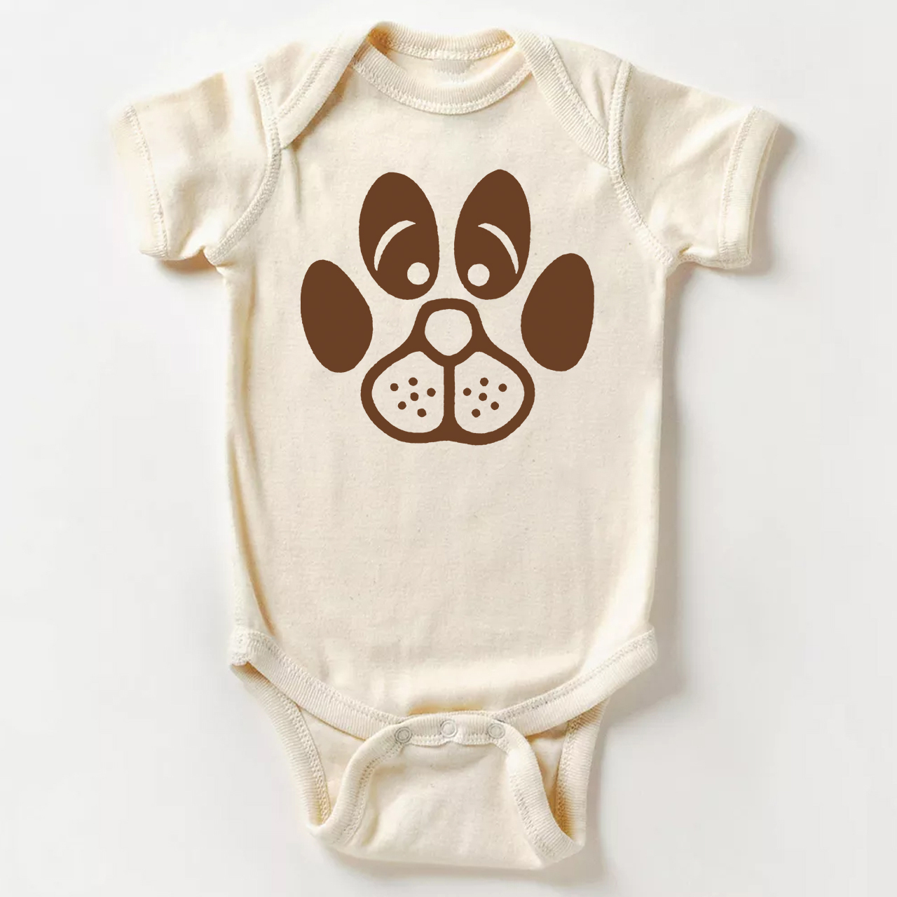 Dog Paw Prints Bodysuit For Baby
