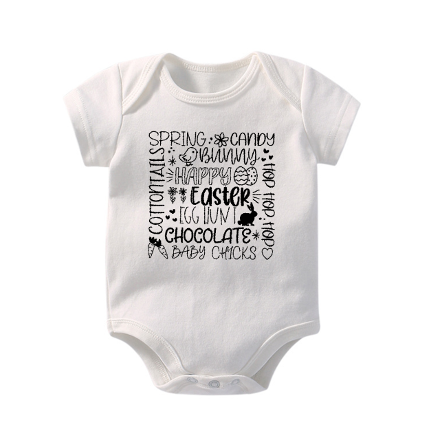 Easter Subway Art Baby Bodysuit