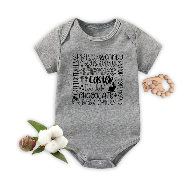 Easter Subway Art Baby Bodysuit