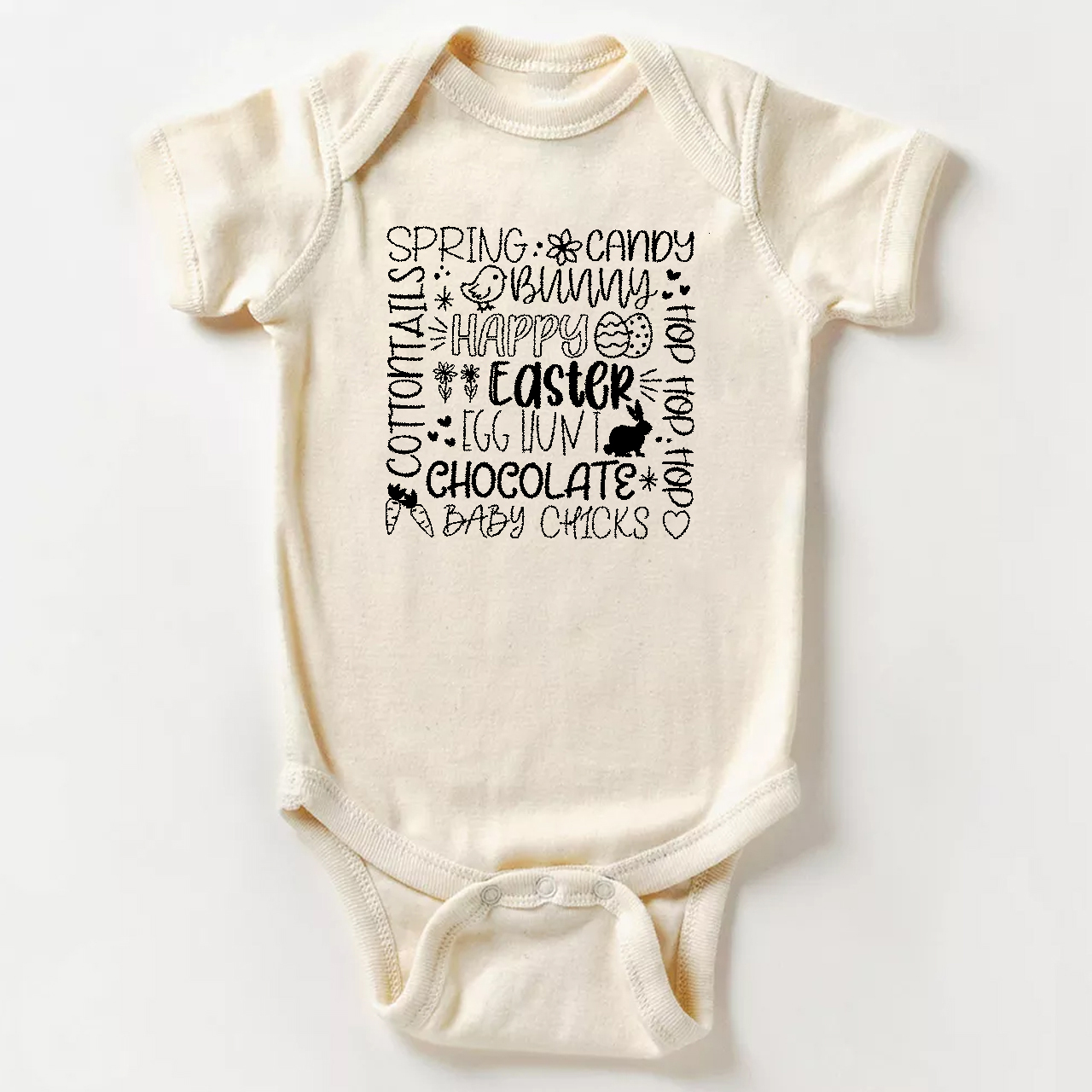 Easter Subway Art Baby Bodysuit