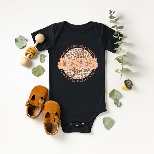   Christian Jesus Baby Bodysuit
