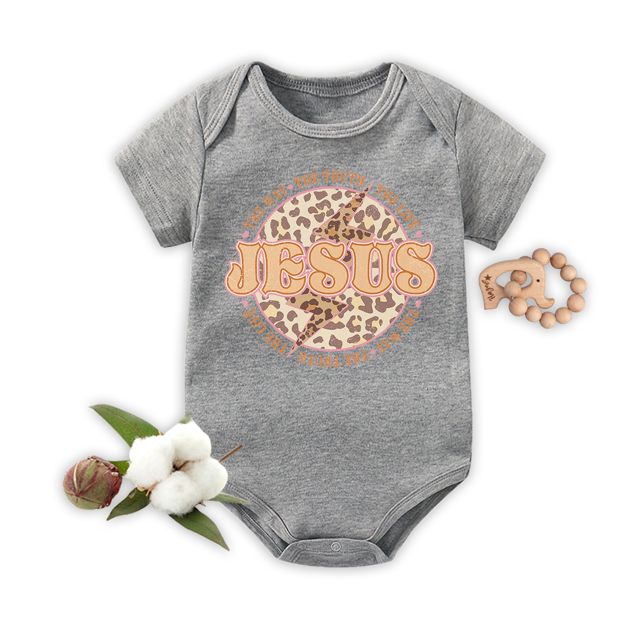   Christian Jesus Baby Bodysuit