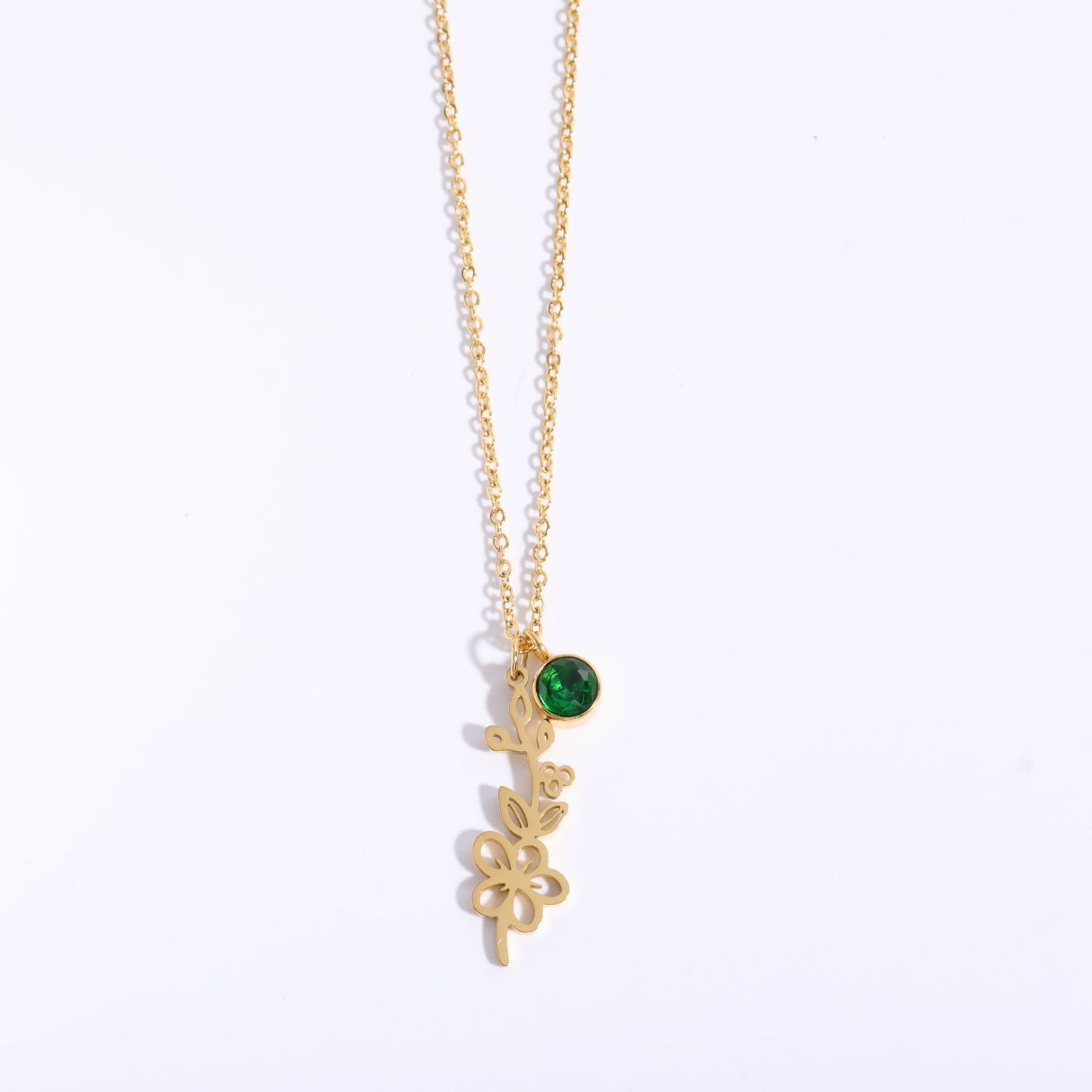 December Flower Clavicle Necklace For Mother's Day