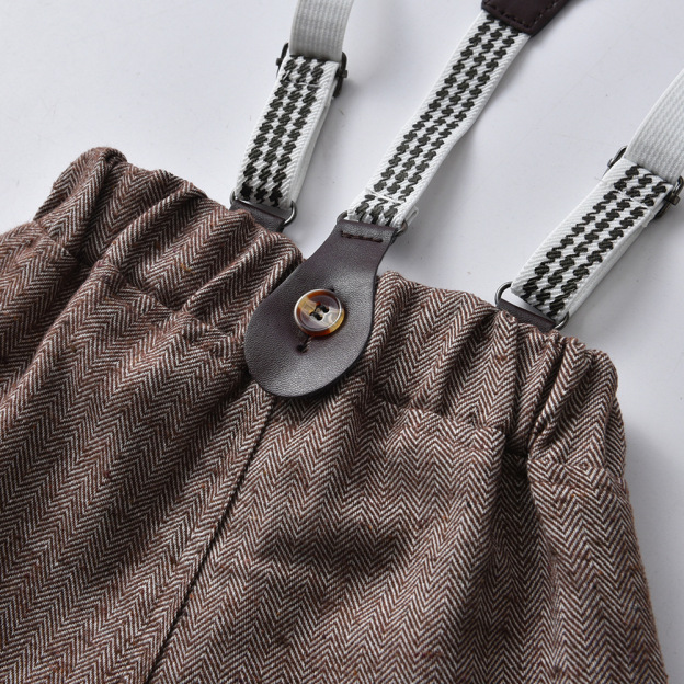 Gentleman's Two-piece Shirt And Overalls