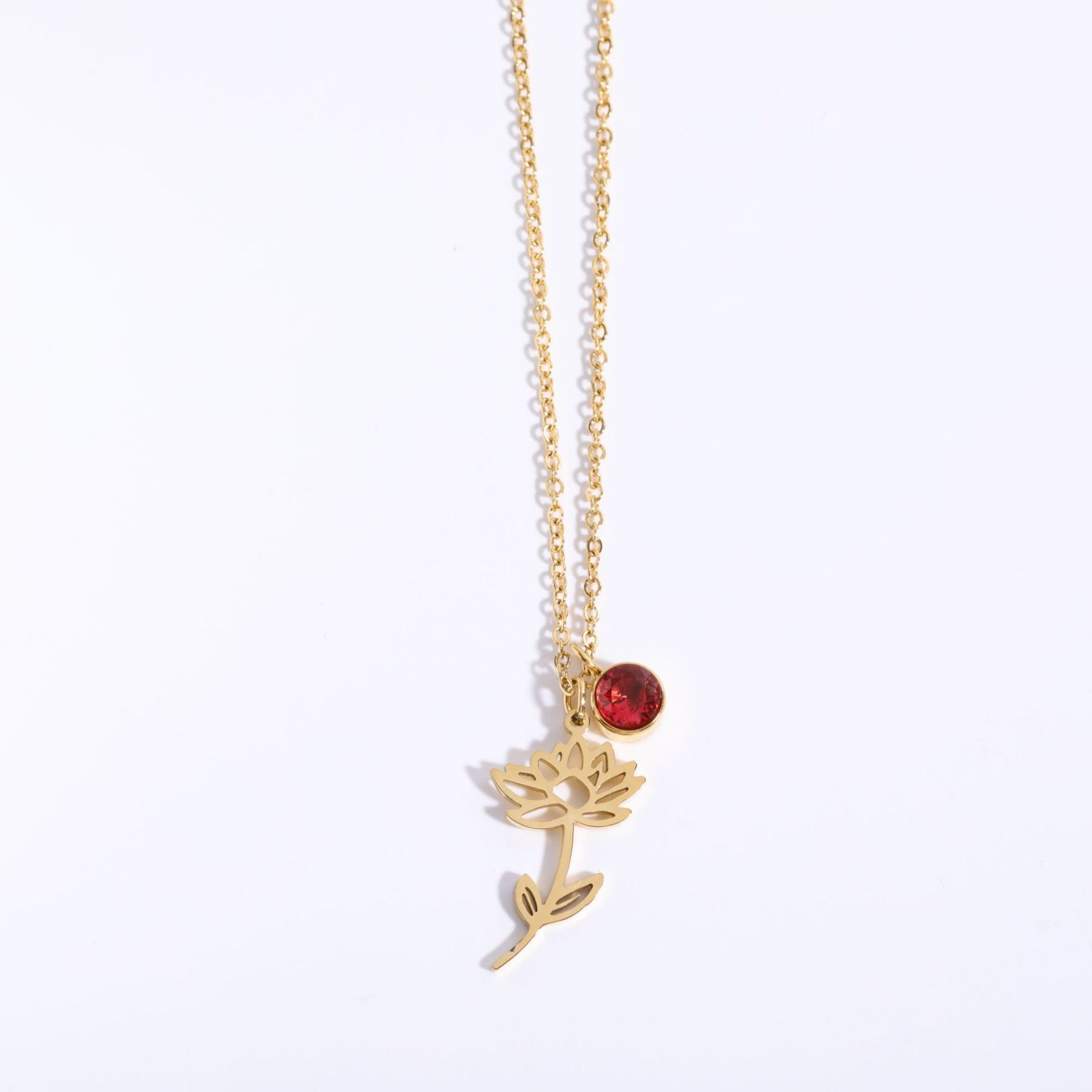 December Flower Clavicle Necklace For Mother's Day