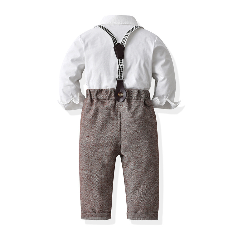 Gentleman's Two-piece Shirt And Overalls