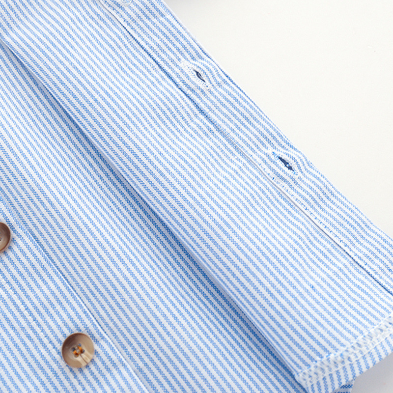 Light Blue Shirt Strap Pants Two-piece Suit