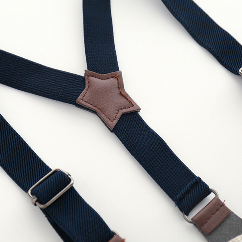 Light Blue Shirt Strap Pants Two-piece Suit