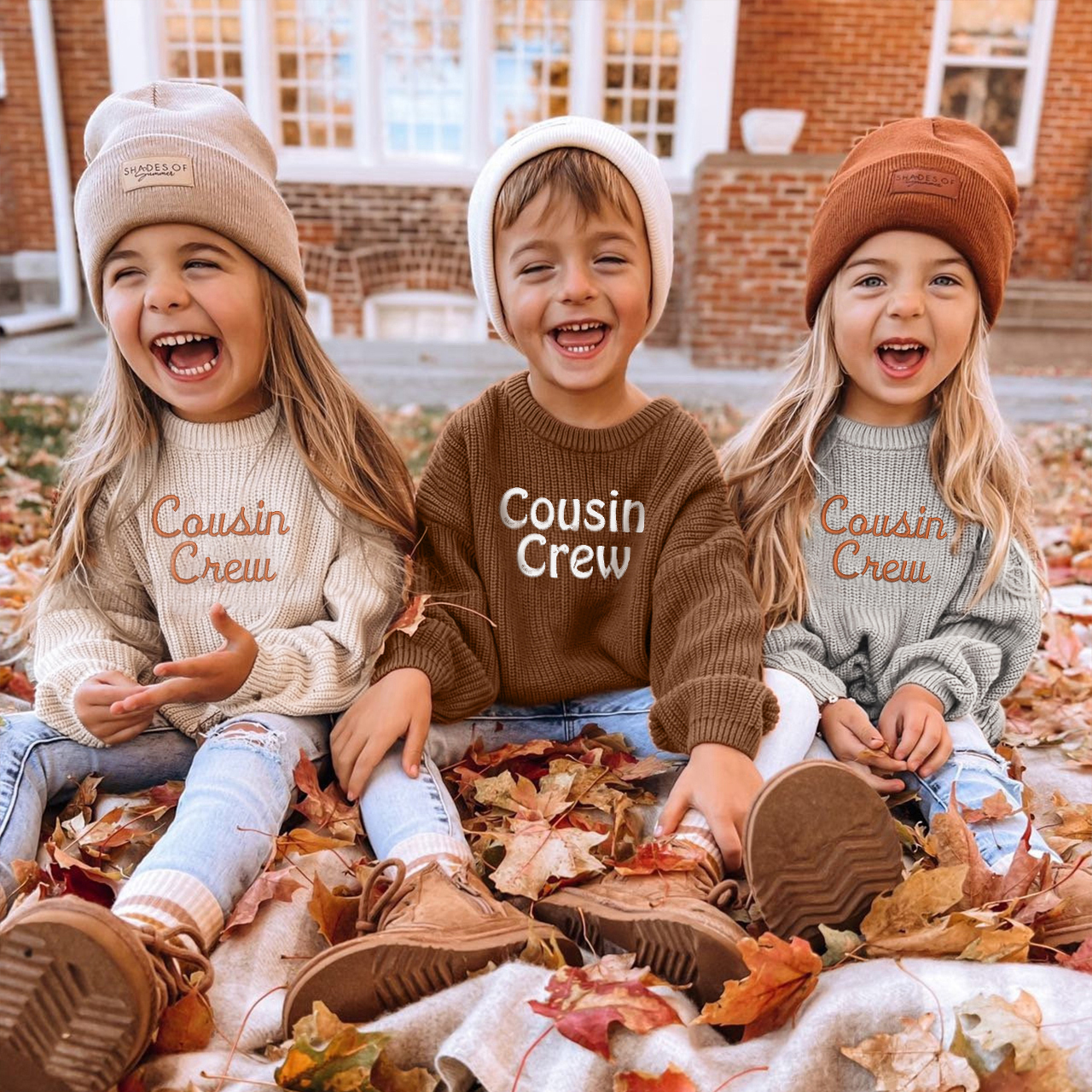 Cousin Crew Kids Embroidered Sweater