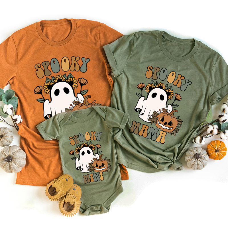 Matching Family Halloween Retro Shirts