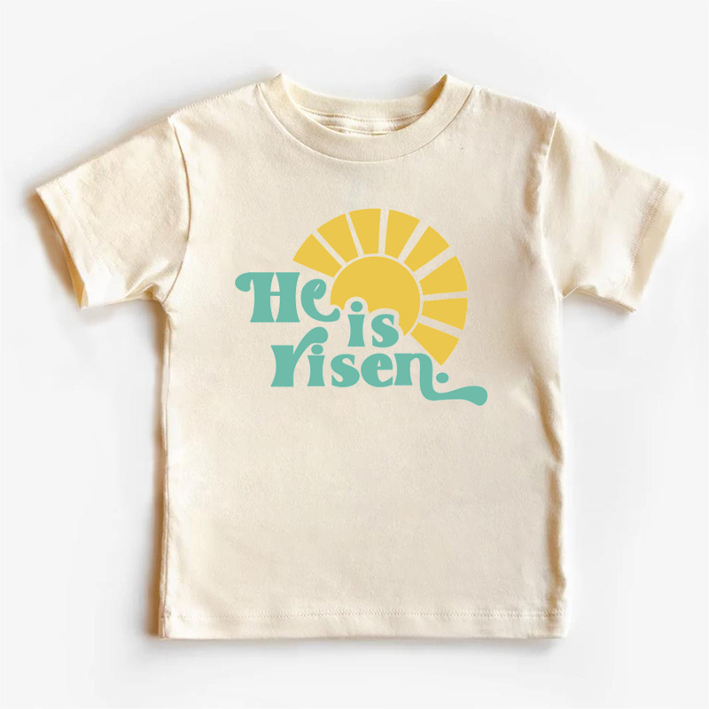 He Is Risen Easter Kids T-Shirt