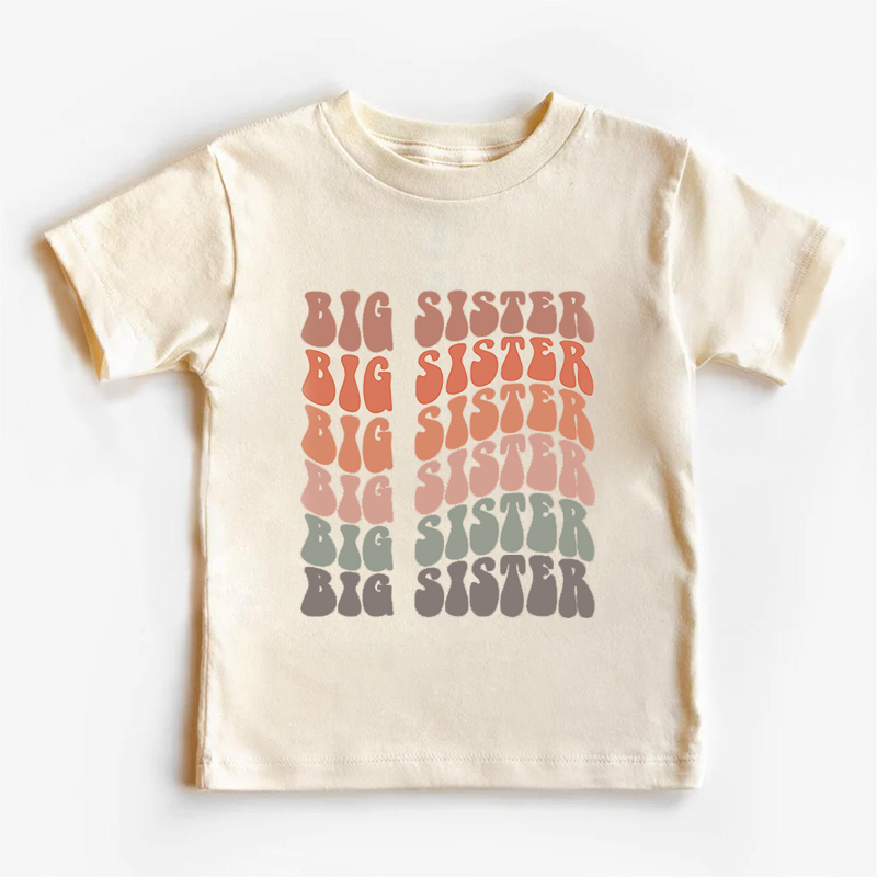 Retro Big Sister Kids T-Shirt