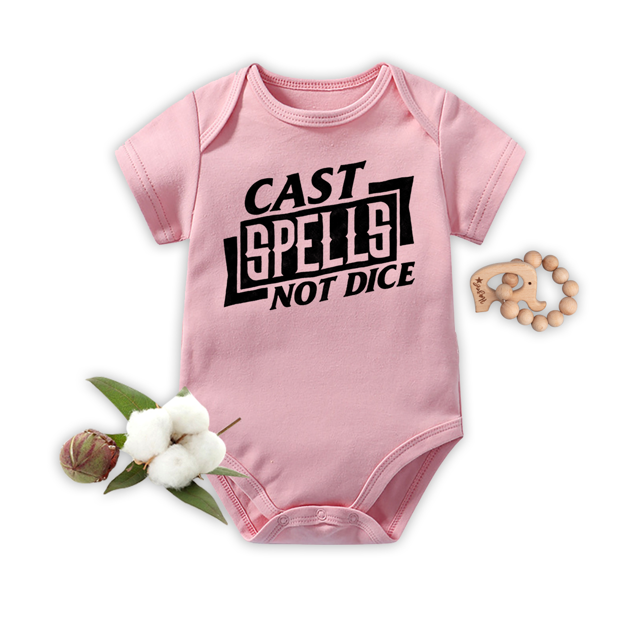 Cast Spells Not Dice Bodysuit For Baby