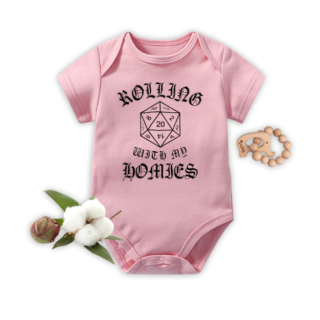 Rolling With My Homies Bodysuit For Baby