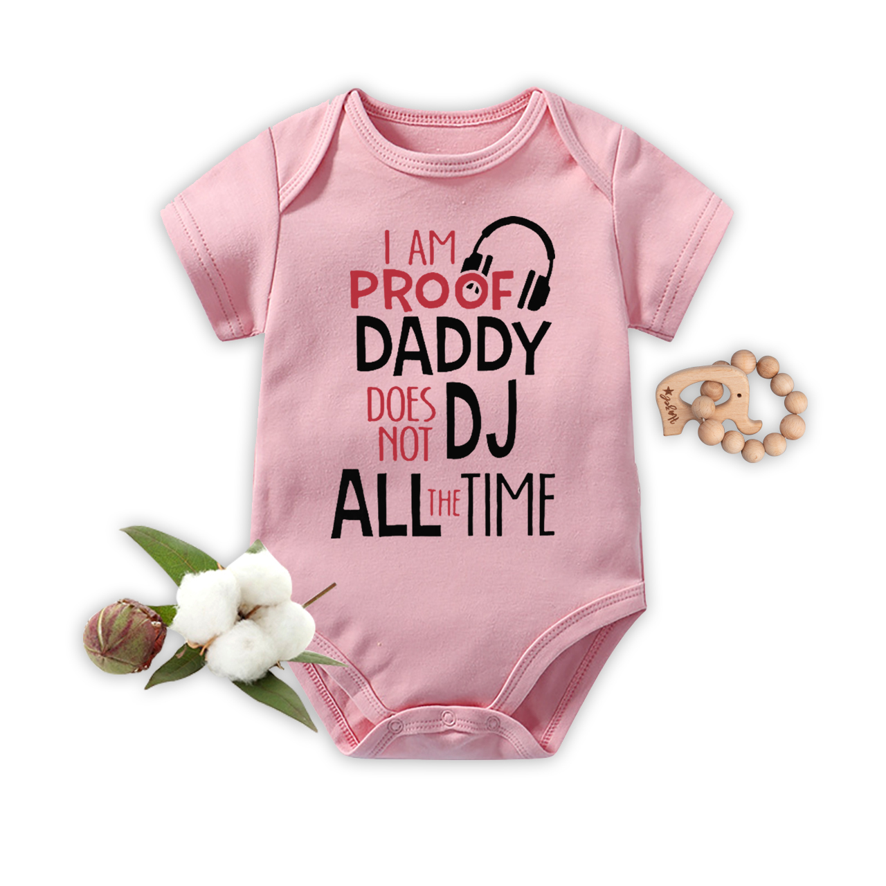 Daddy DJ Bodysuit For Baby