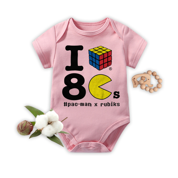 I Loves The 80s Bodysuit For Baby