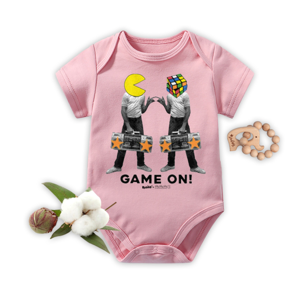 Pac-man Rubiks Bodysuit For Baby