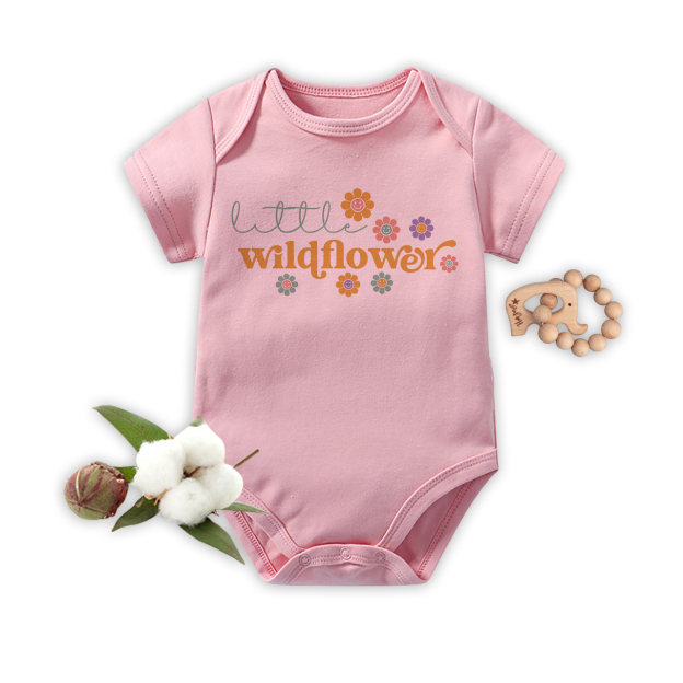 Little Wildflower Bodysuit For Baby