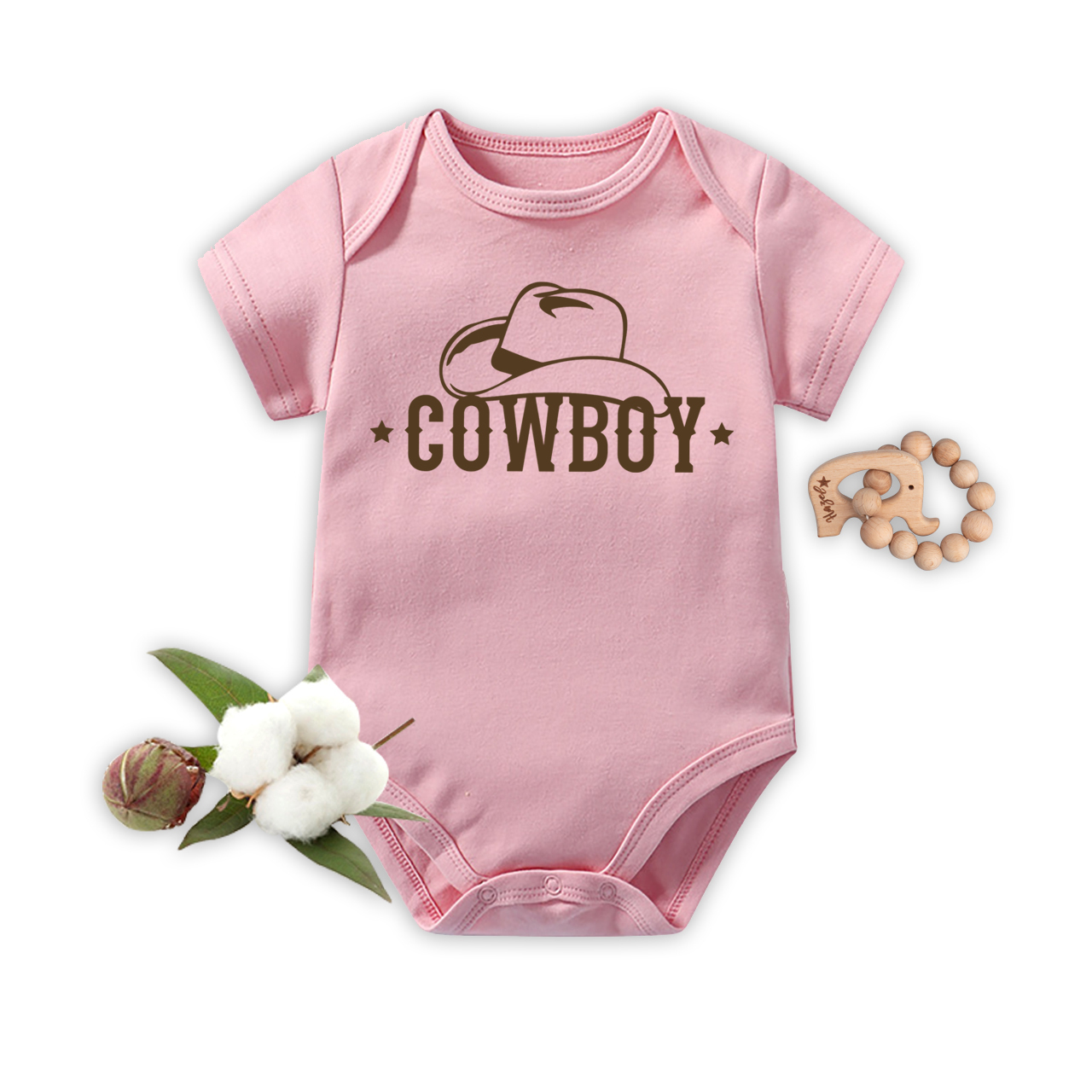Cowboy Hat Bodysuit For Baby
