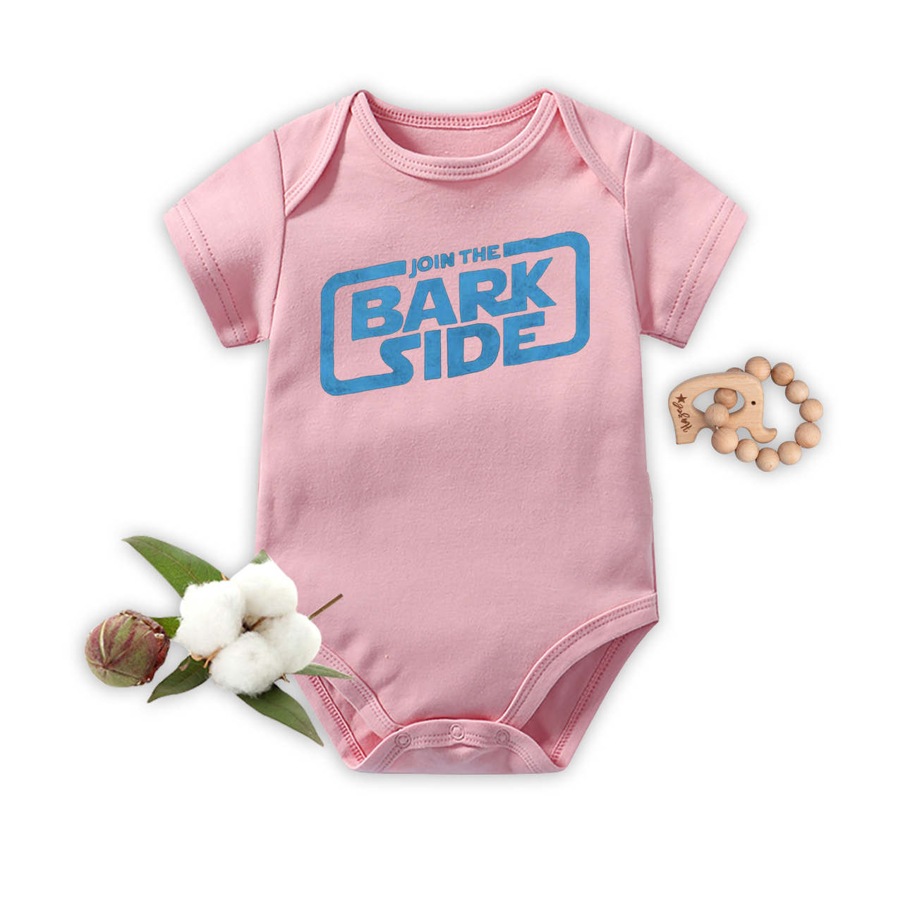 Bark Side  Bodysuit For Baby