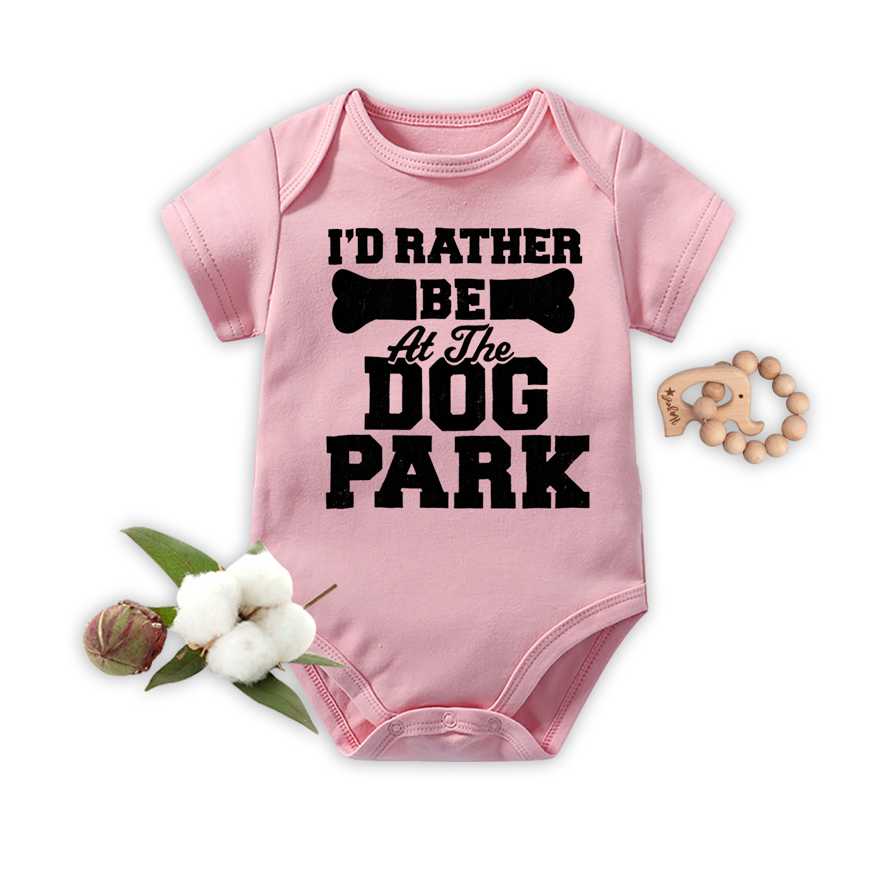 Dog Park Bodysuit For Baby