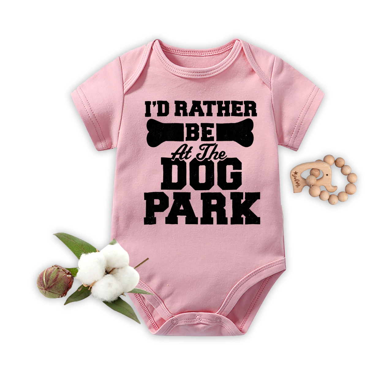 Dog Park Bodysuit For Baby