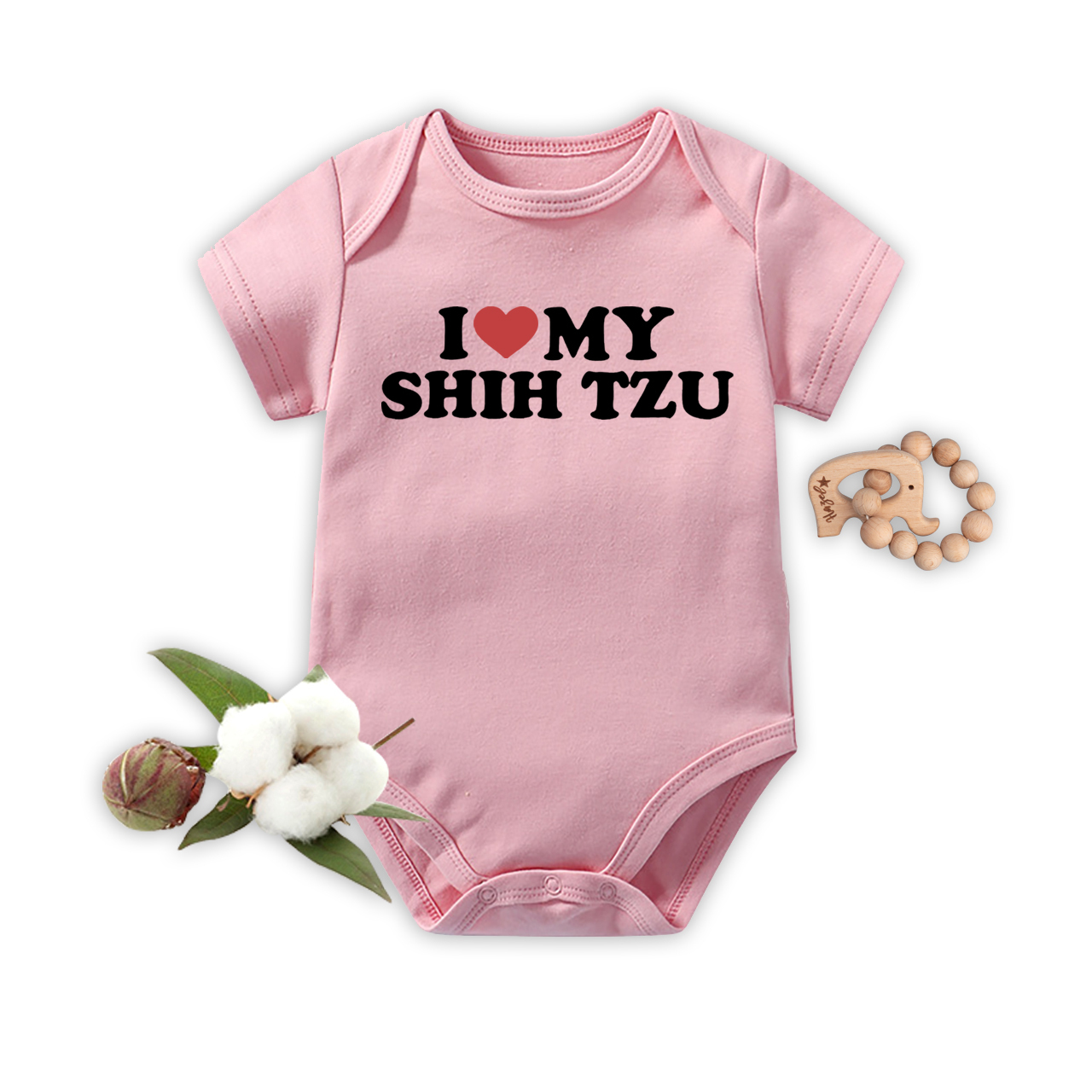 I Love My Personalized Bodysuit For Baby