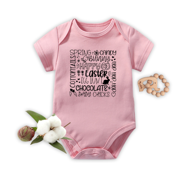 Easter Subway Art Baby Bodysuit