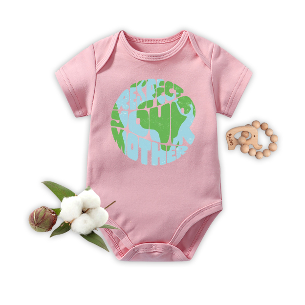 Respect Your Mother Earth Design Bodysuit For Baby