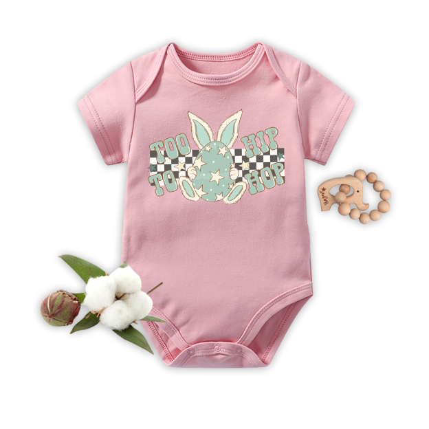 Too Hip To Hop Easter Bodysuit For Baby