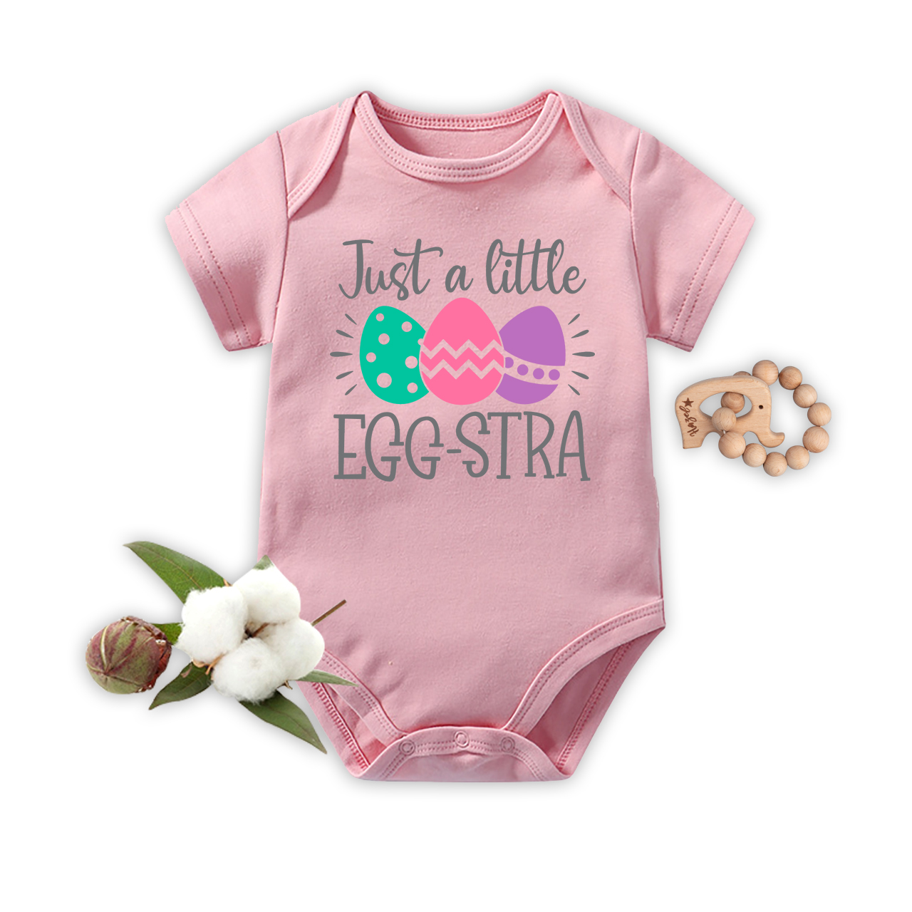 Just A Little EGG-STRA Easter Bodysuit For Baby