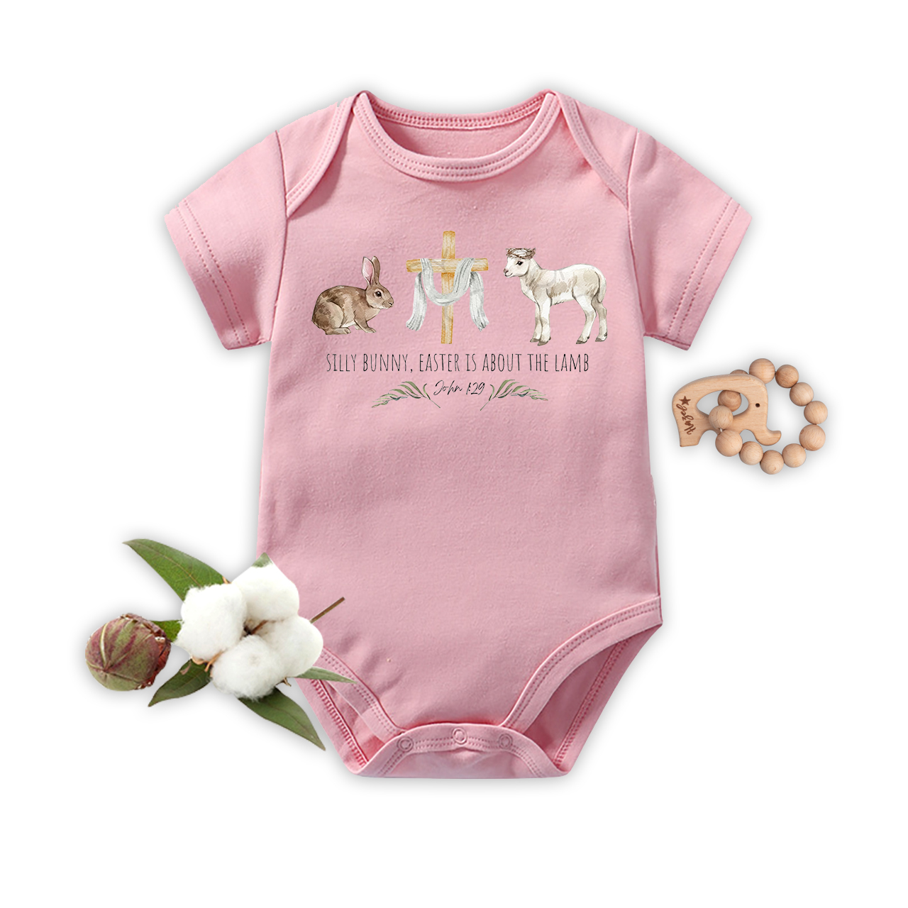 Easter Is About The Lamb Bodysuit For Baby
