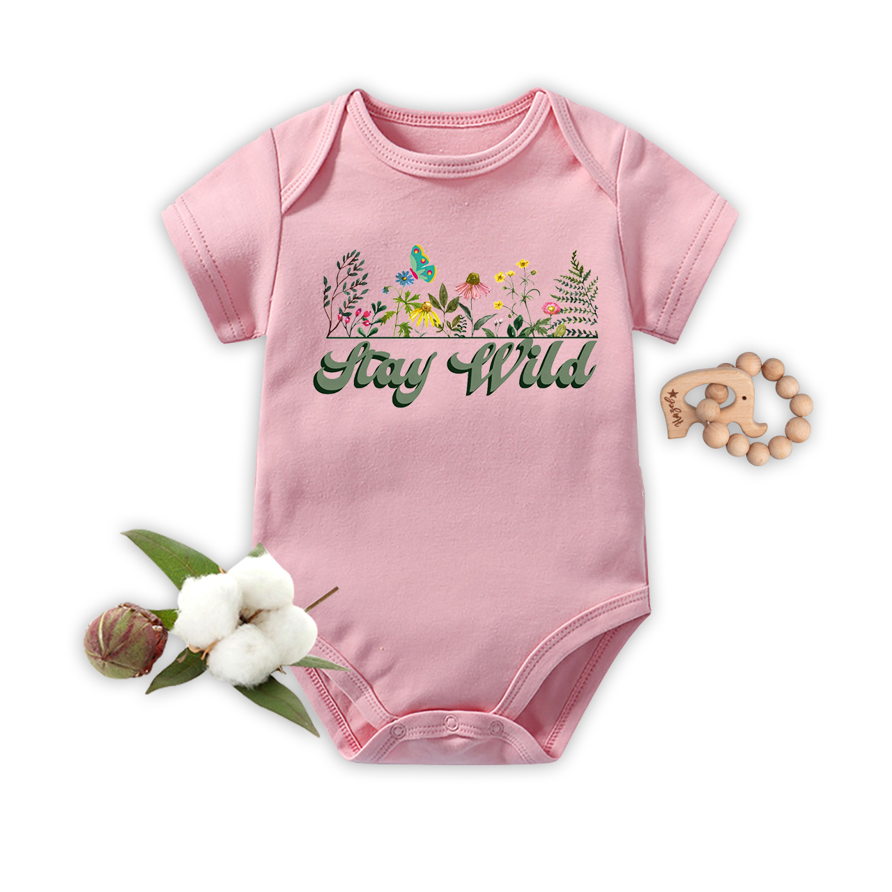 Stay Wild Nature Bodysuit For Baby