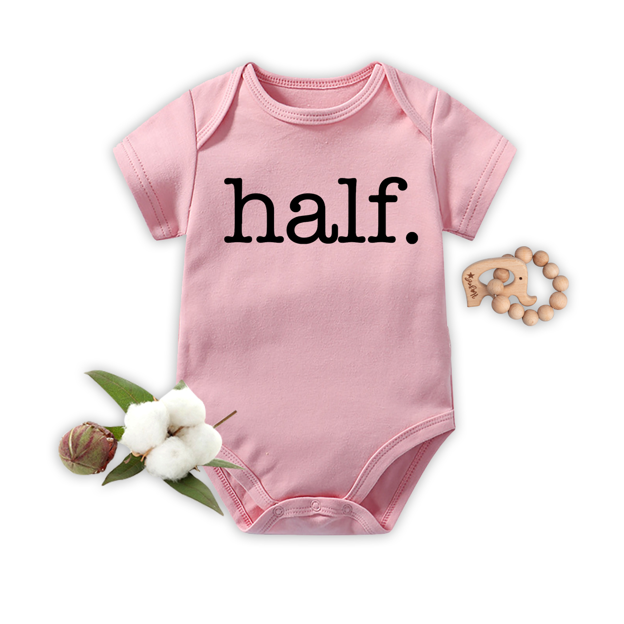 Vintage Half Birthday Bodysuit For Baby SaleBeepumpkin™