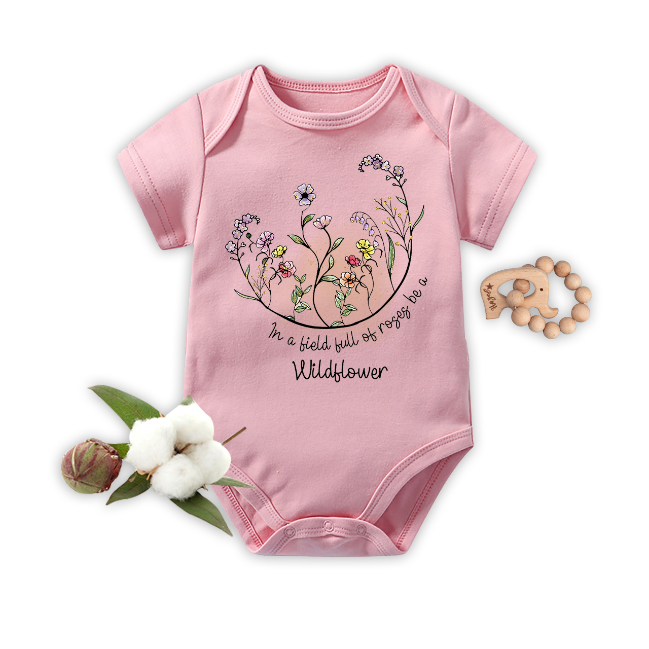 Be A Wildflower Bodysuit For Baby