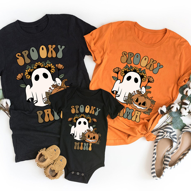 Matching Family Halloween Retro Shirts