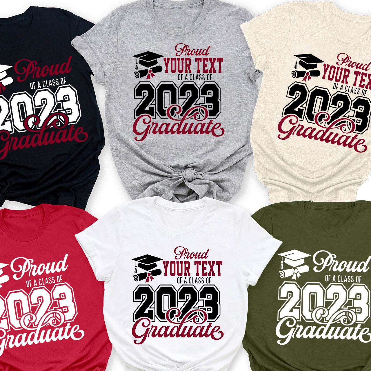 Proud Family Of A 2023 Graduate Shirts