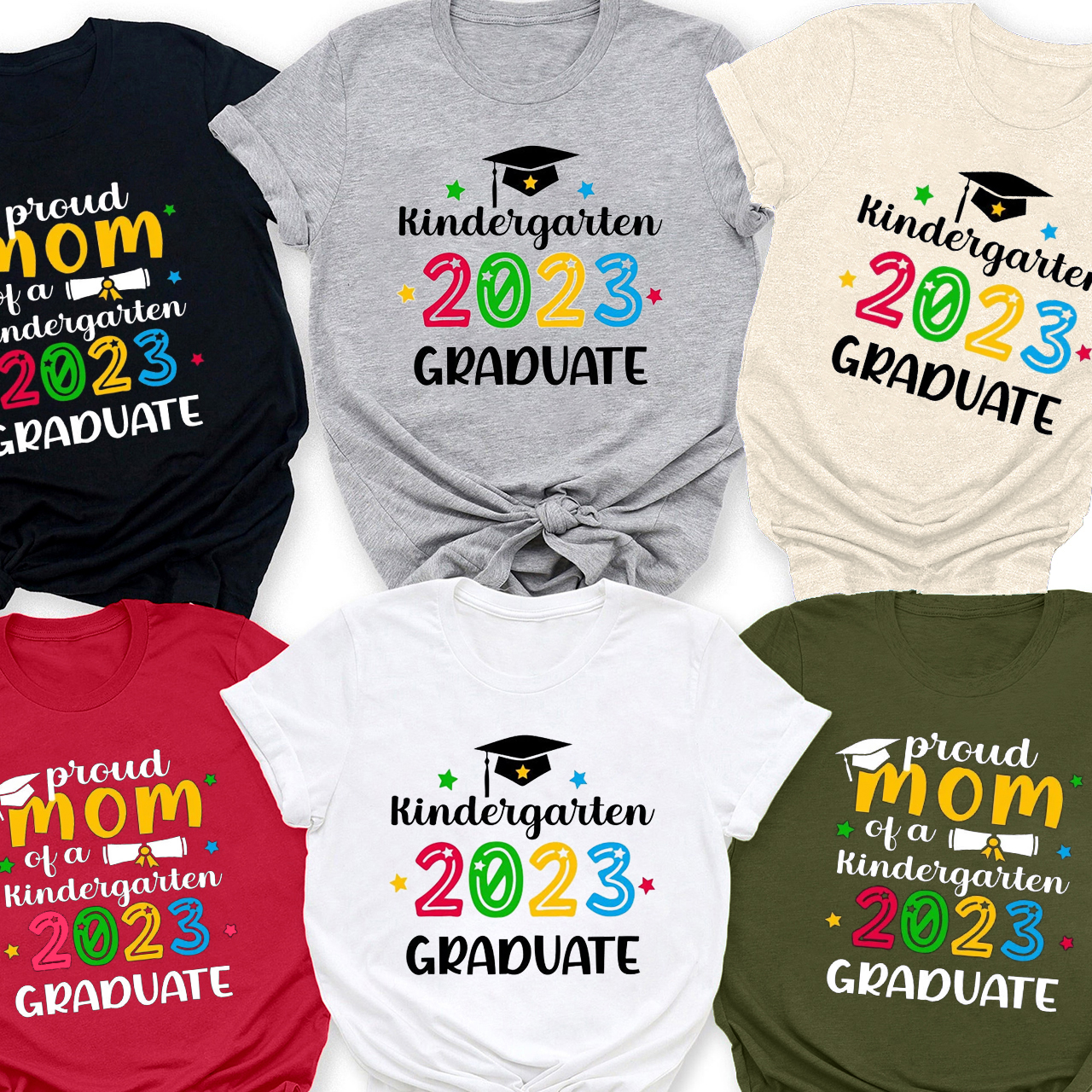 Personalized Kindergarten 2023 Graduate T-Shirt