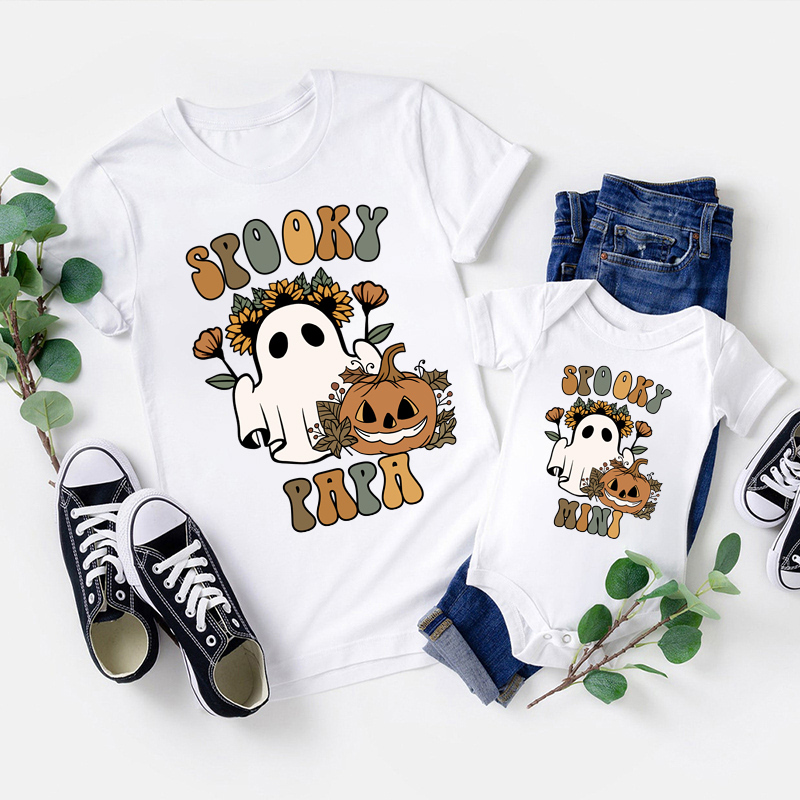 Matching Family Halloween Retro Shirts