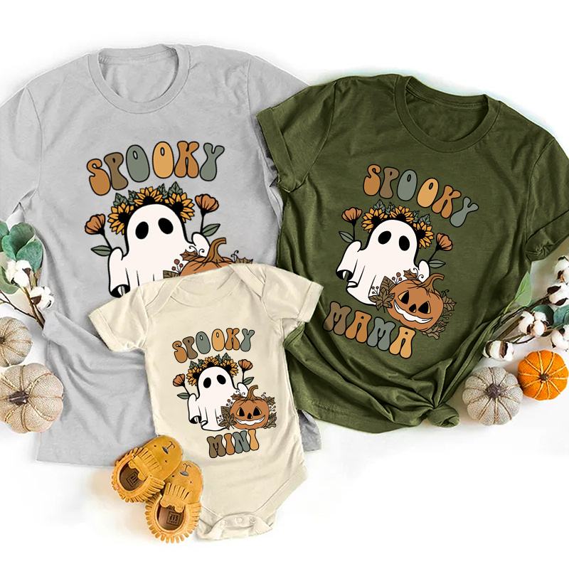 Matching Family Halloween Retro Shirts