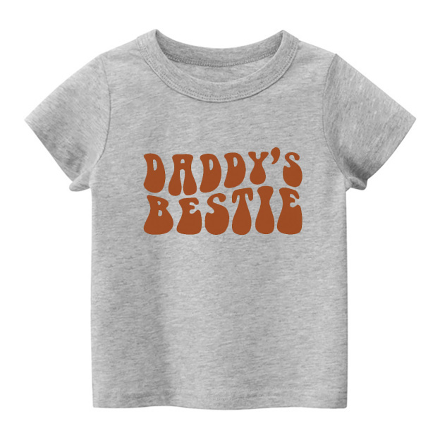 I Love Dad Daddy's Bestie Toddler Shirt
