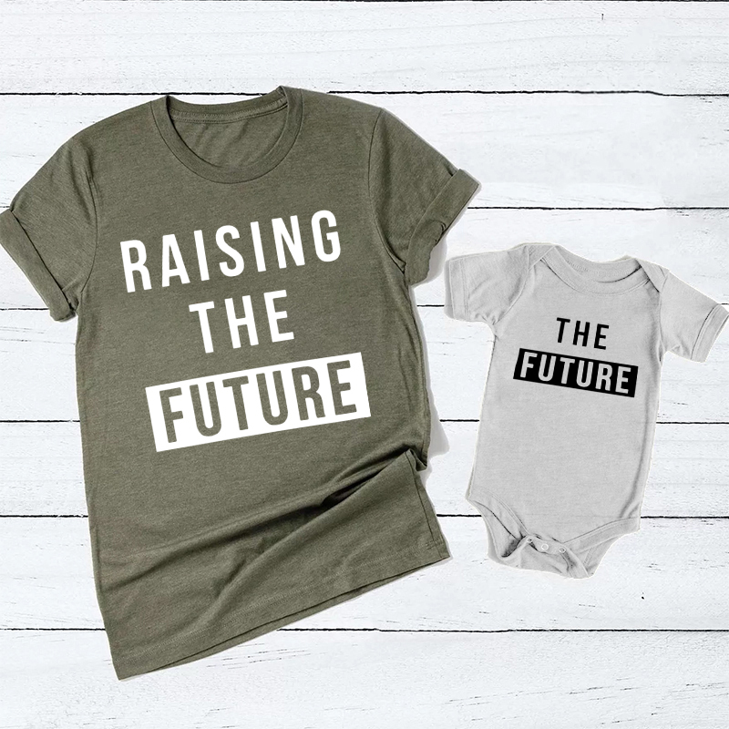 Raising The Future Matching Dad&Me Shirts