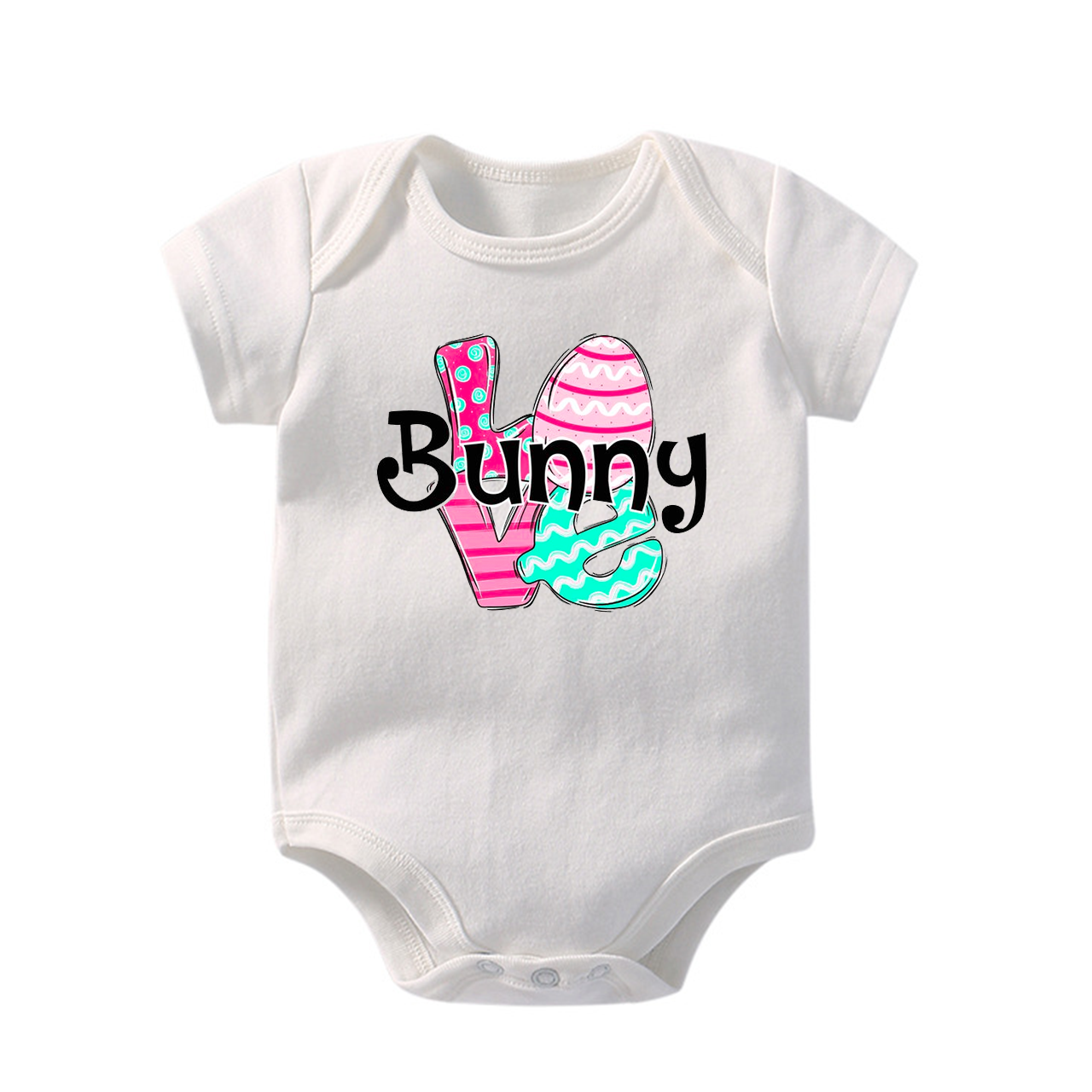 Hop Hop Easter Baby Bodysuit