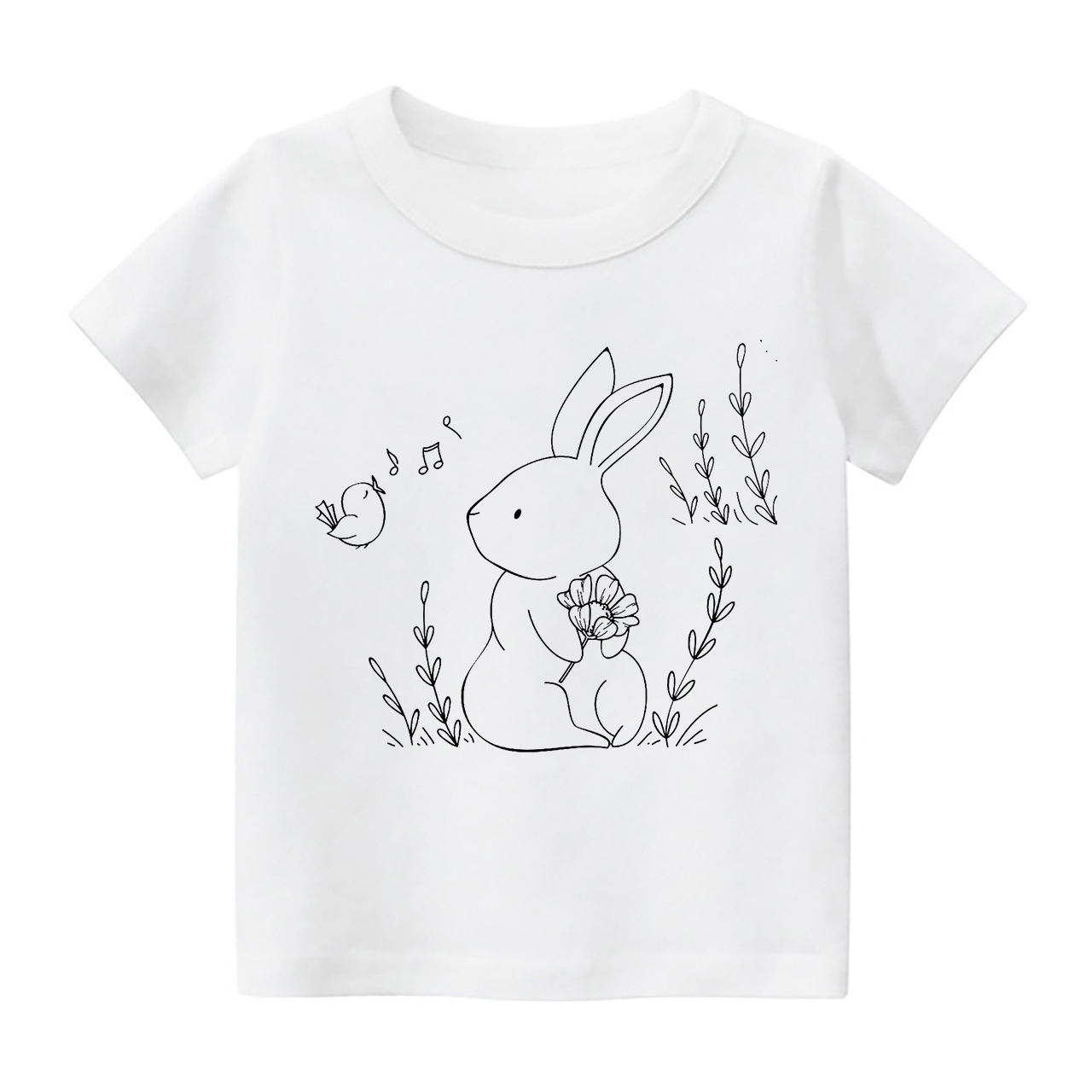 Rabbit With Butterfly Three Designs Toddler Shirt