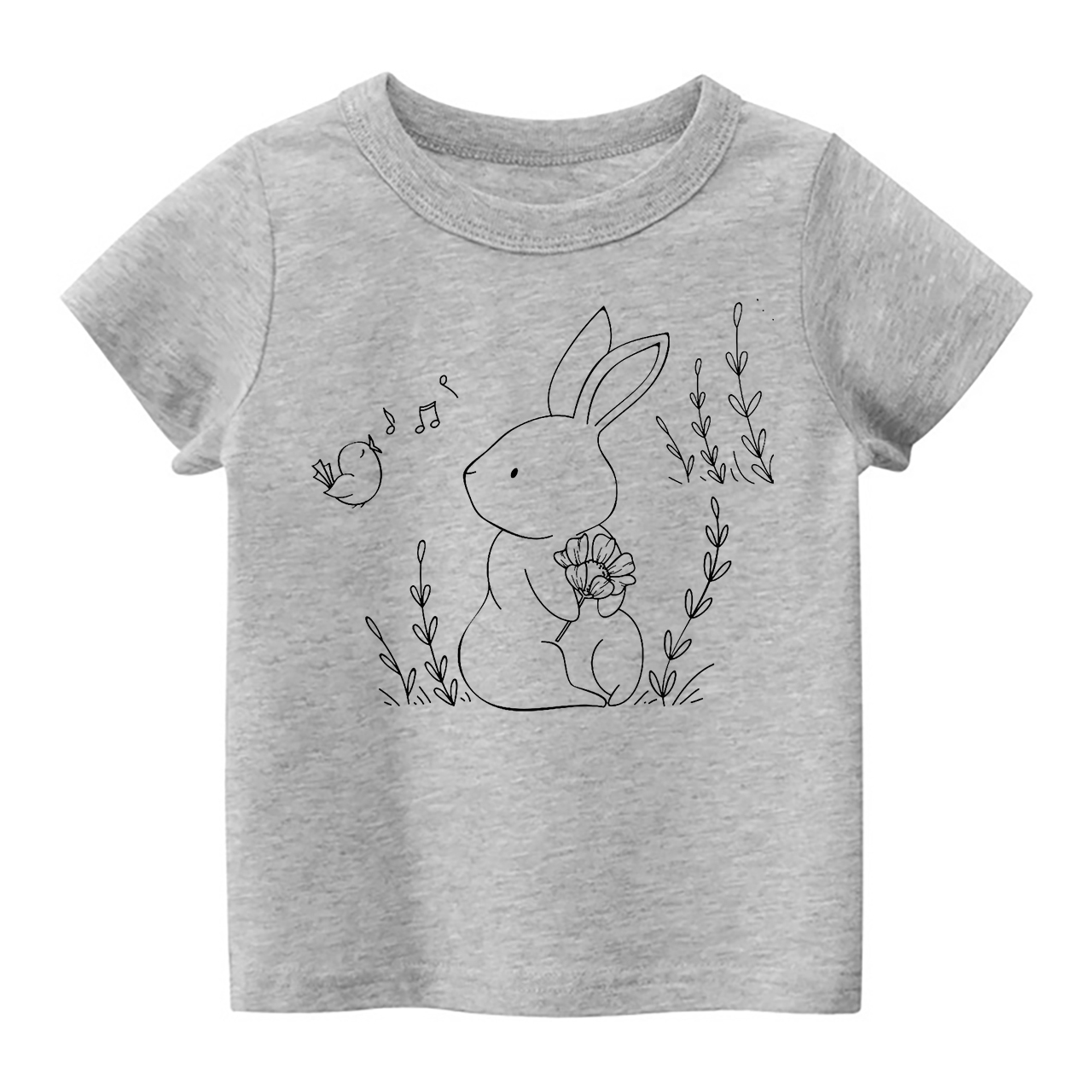Rabbit With Butterfly Three Designs Toddler Shirt