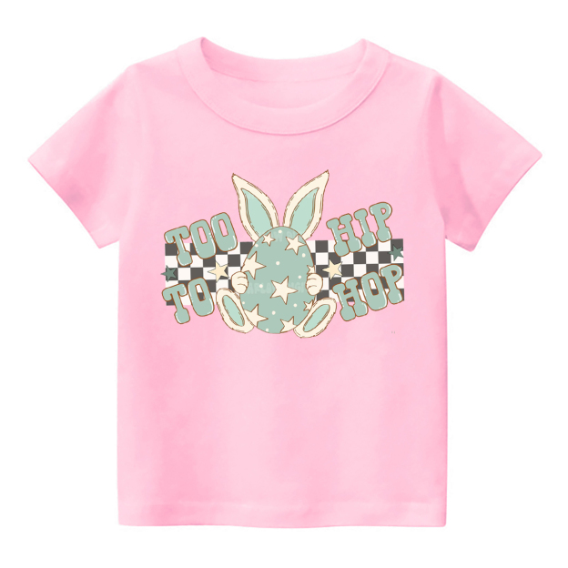 Too Hip To Hop Easter Toddler Shirt
