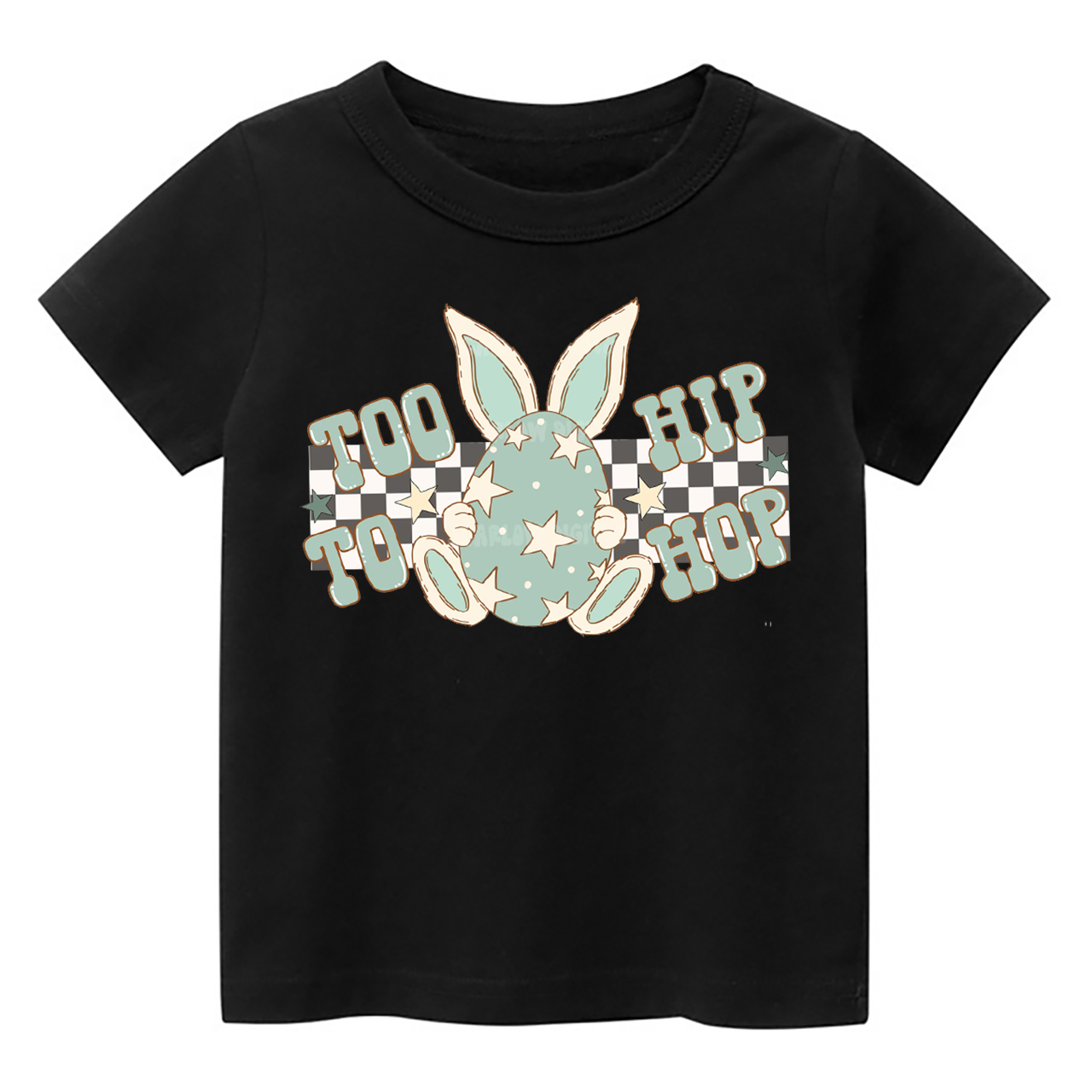 Too Hip To Hop Easter Toddler Shirt