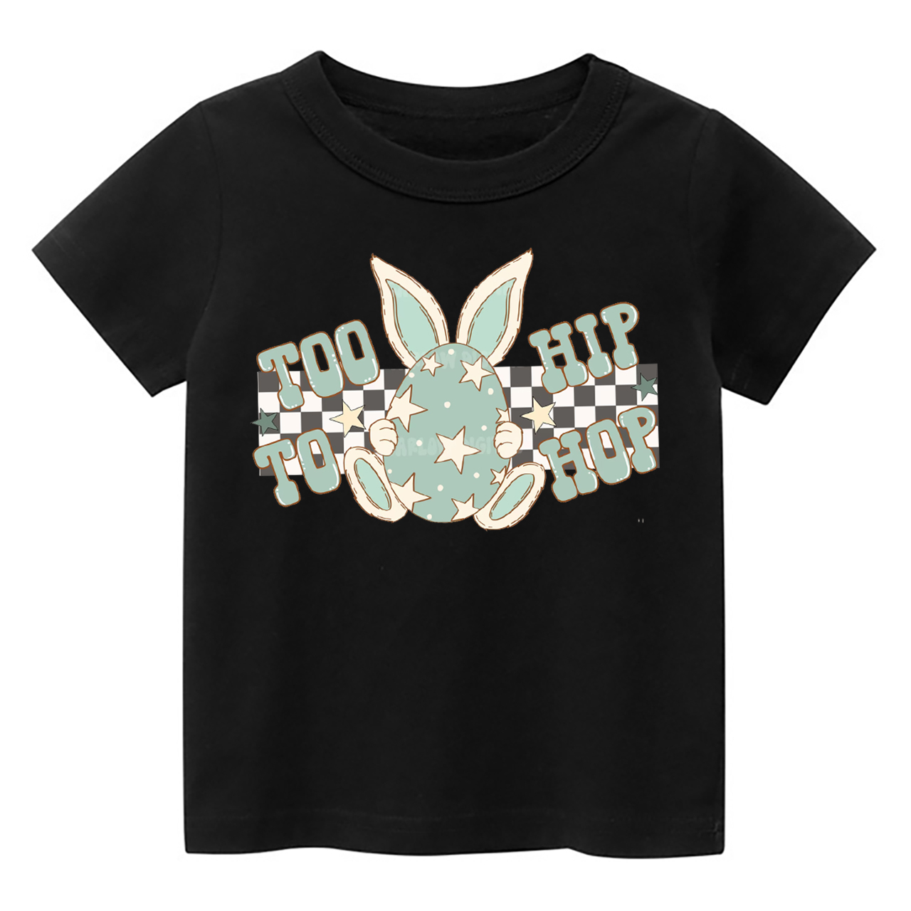 Too Hip To Hop Easter Toddler Shirt