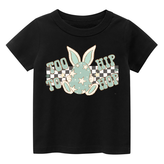 Too Hip To Hop Easter Toddler Shirt